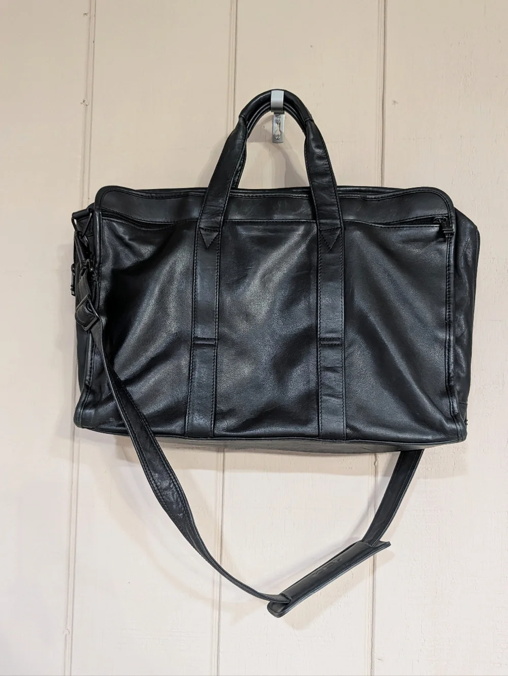 Vintage 90s Tumi‎ Red Label Professional Series Black Leather Laptop Briefcase